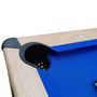 Voir la diapositive 6 : SOKKER Billard convertible couleur bois Chêne 226 x 126cm - Ambiance