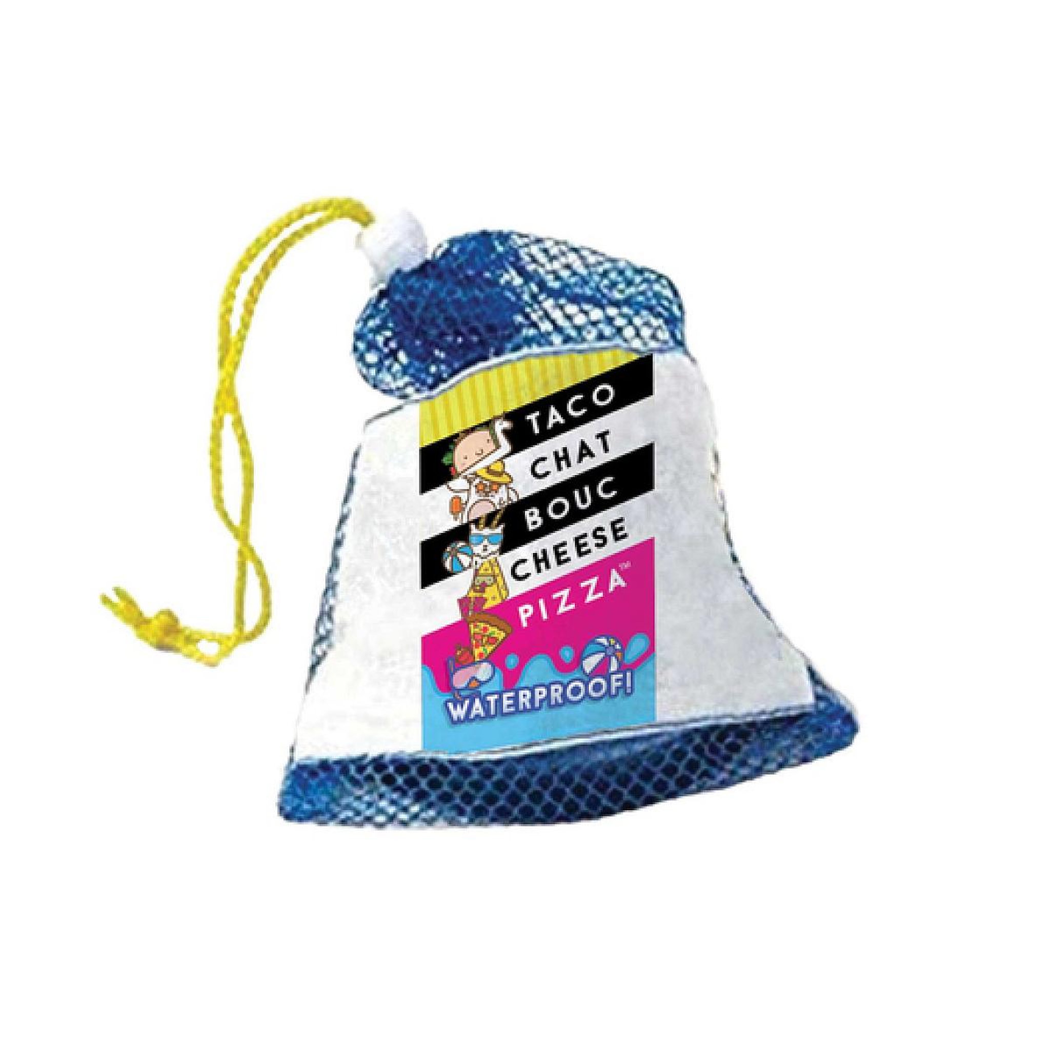 Voir la diapositive 2 : Blue orange Taco Chat Bouc Cheese Pizza Waterproof