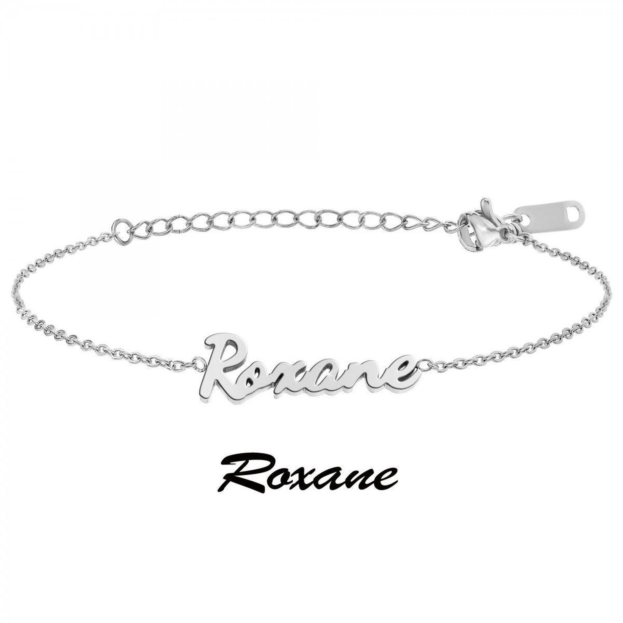 Voir la diapositive 3 : SC CRYSTAL Roxane - Bracelet prénom