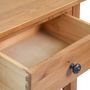 Voir la diapositive 5 : VIDAXL Table console 50 x 32 x 75 cm Bois de chene massif