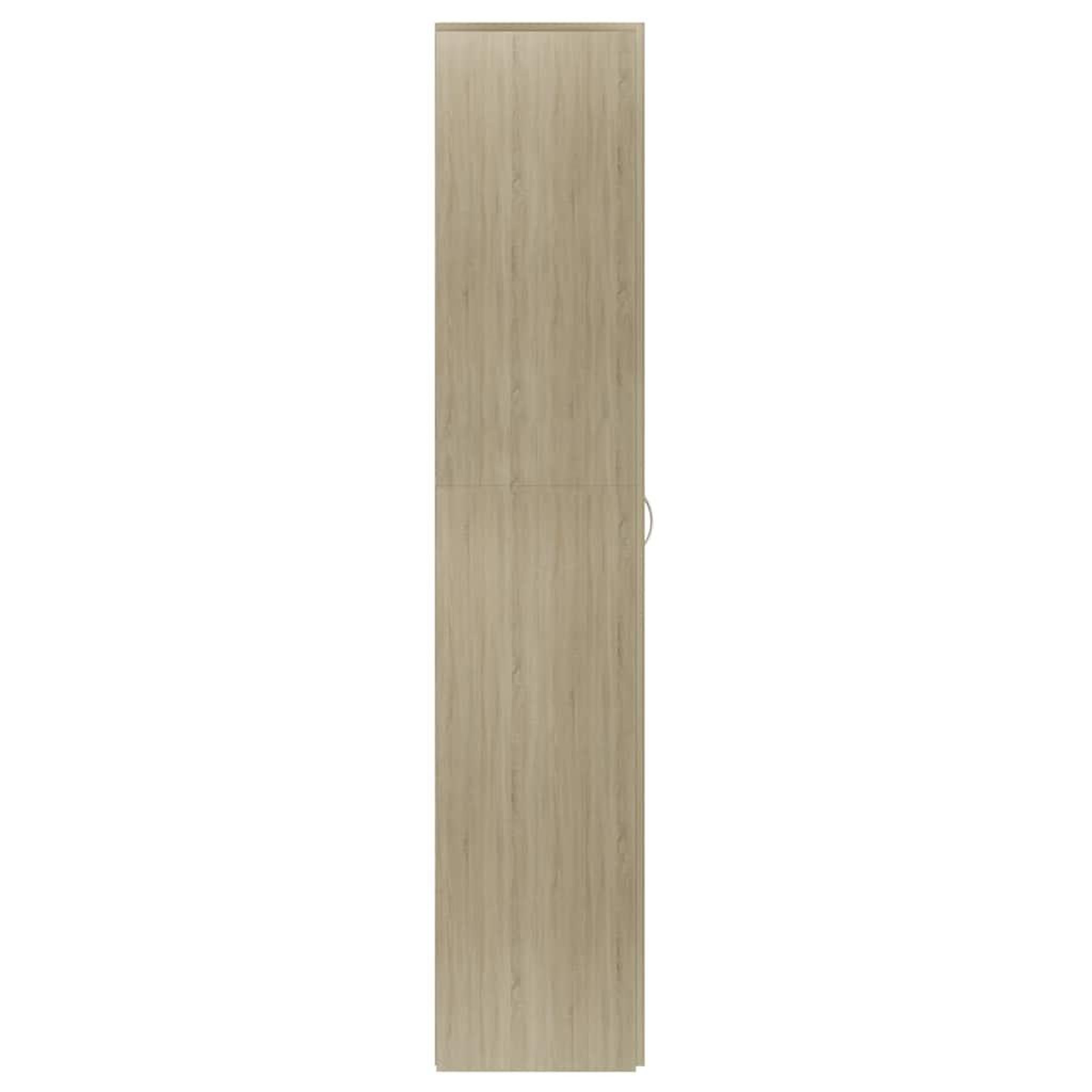 Voir la diapositive 5 : VIDAXL Armoire a chaussures chene sonoma 80x35,5x180cm bois ingenierie