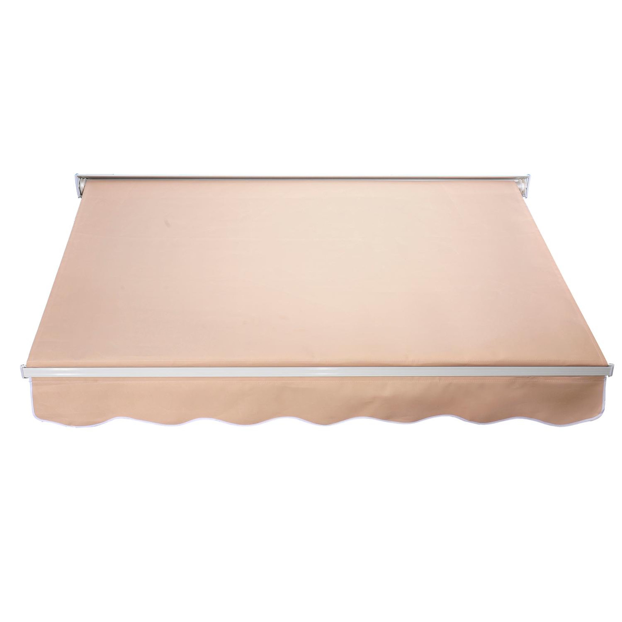 Voir la diapositive 6 : OUTSUNNY Store banne manuel inclinaison réglable aluminium polyester imperméabilisé 70L x 180l cm beige