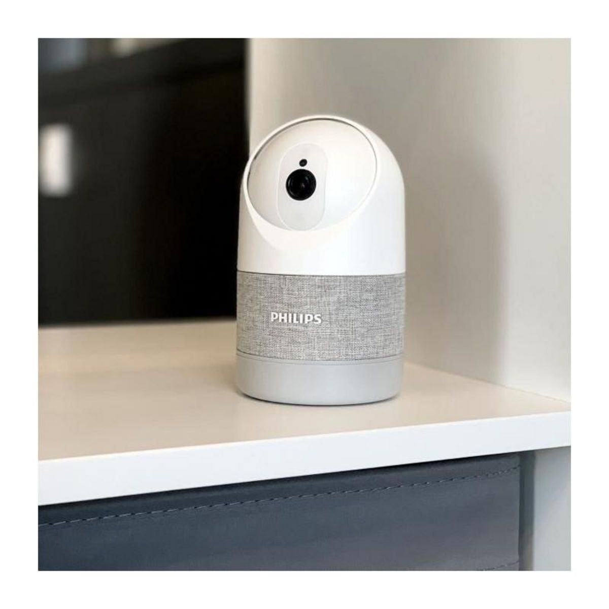 Philips Caméra motorisée et connectée - PHILIPS - 531051 - Intérieure - Résolution 2K - WelcomeEye Look