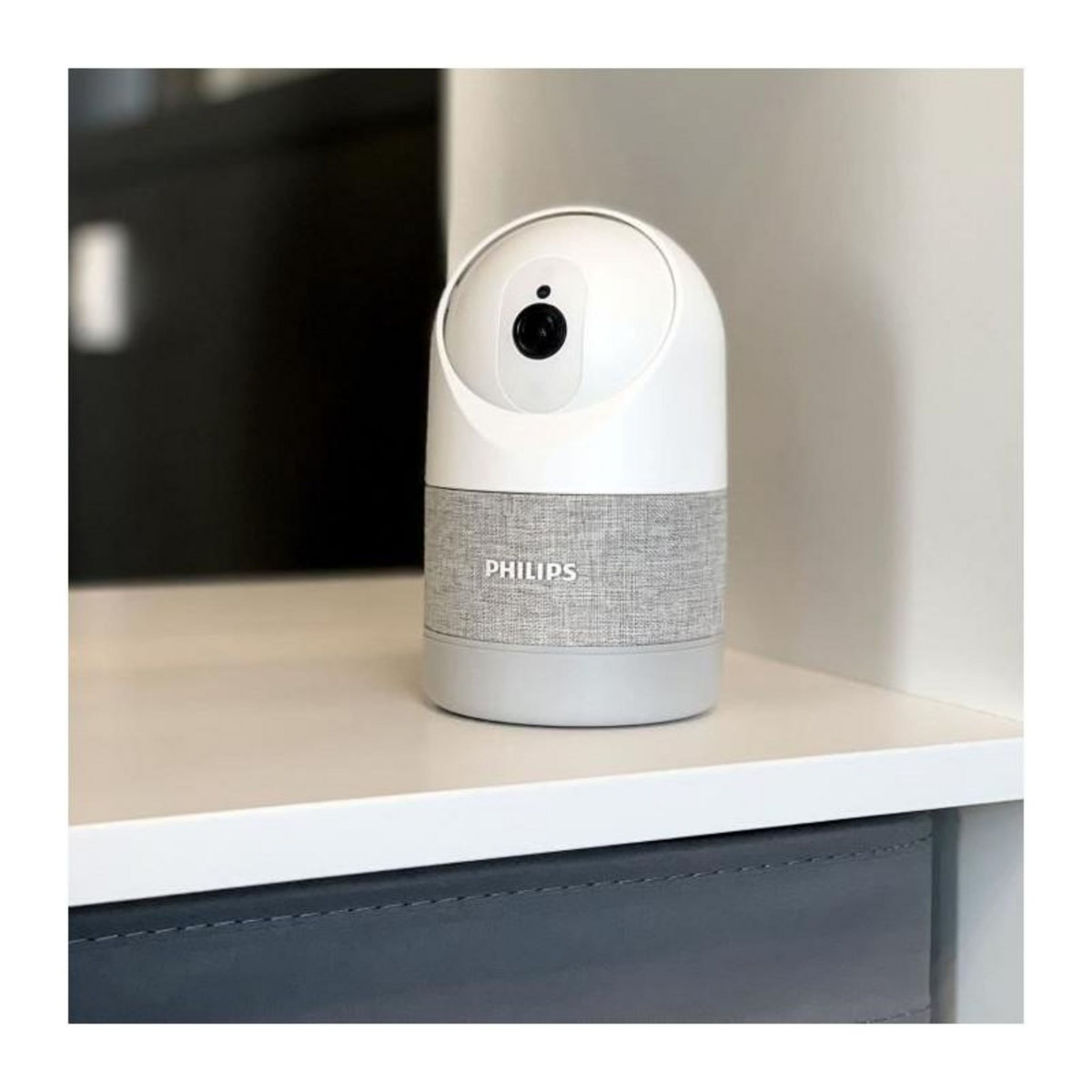 Philips Caméra motorisée et connectée - PHILIPS - 531051 - Intérieure - Résolution 2K - WelcomeEye Look
