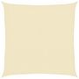 Voir la diapositive 2 : VIDAXL Voile de parasol PEHD Carre 2 x 2 m Creme