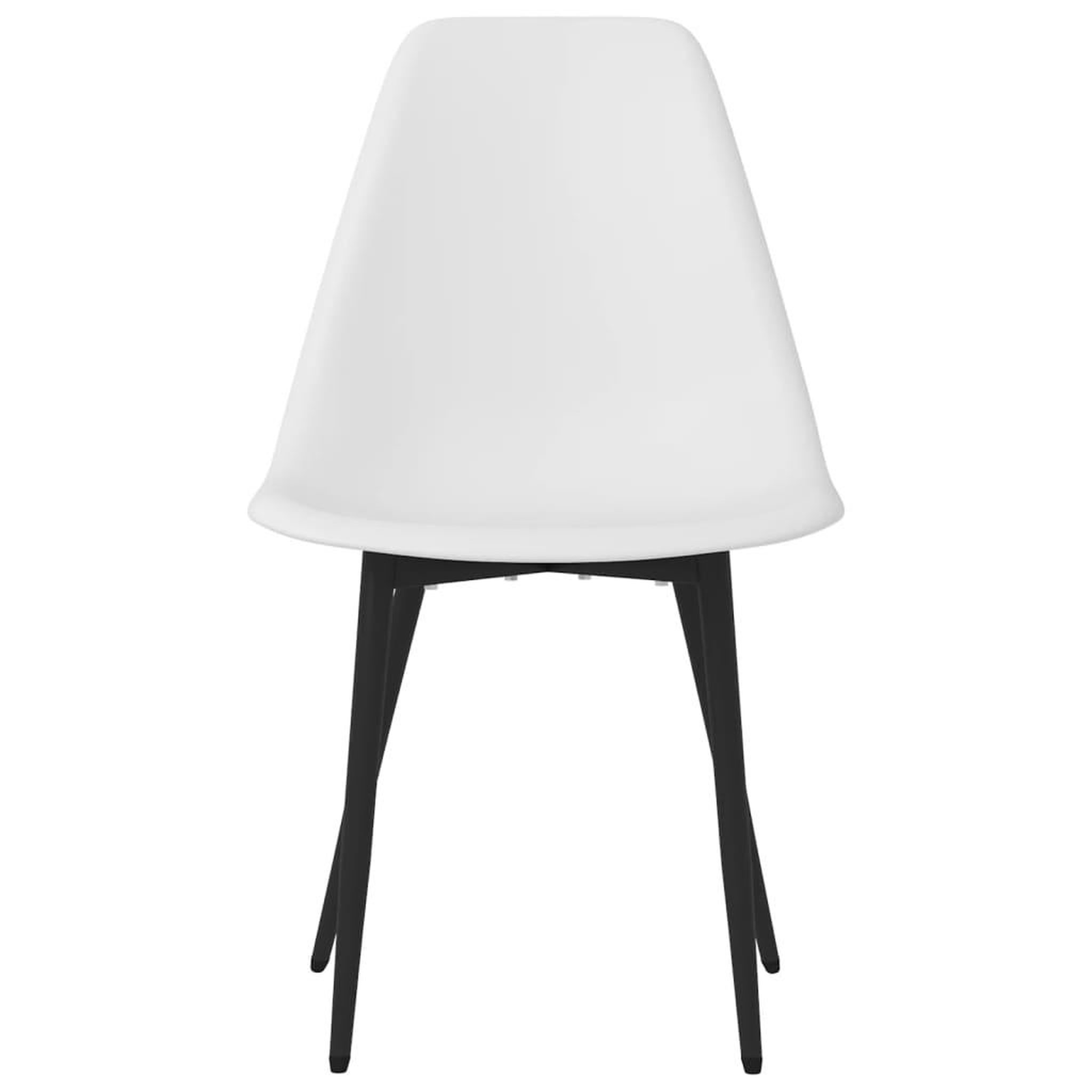 Voir la diapositive 4 : VIDAXL Chaises a manger lot de 6 blanc PP