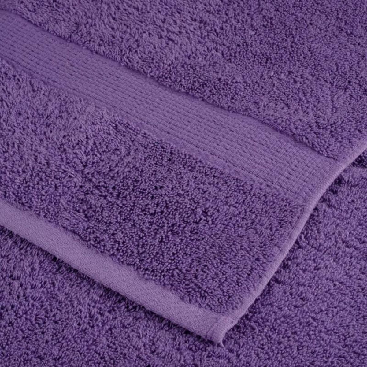VIDAXL Serviettes de qualité supérieure SOLUND 4 pcs violet 600 g m²