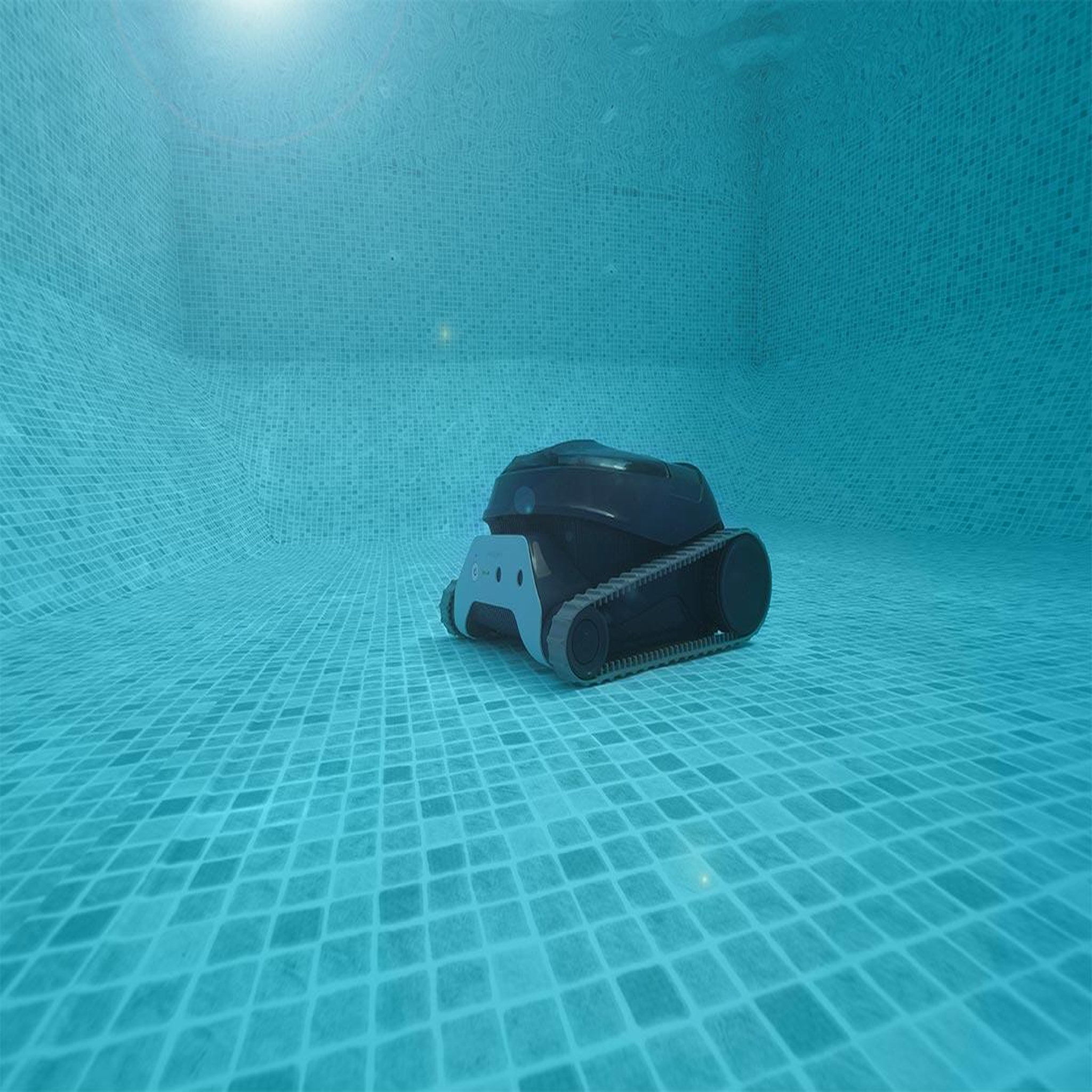 Voir la diapositive 6 : Dolphin Robot electrique de piscine sans fil connecté - fond, parois et ligne d'eau - liberty 400