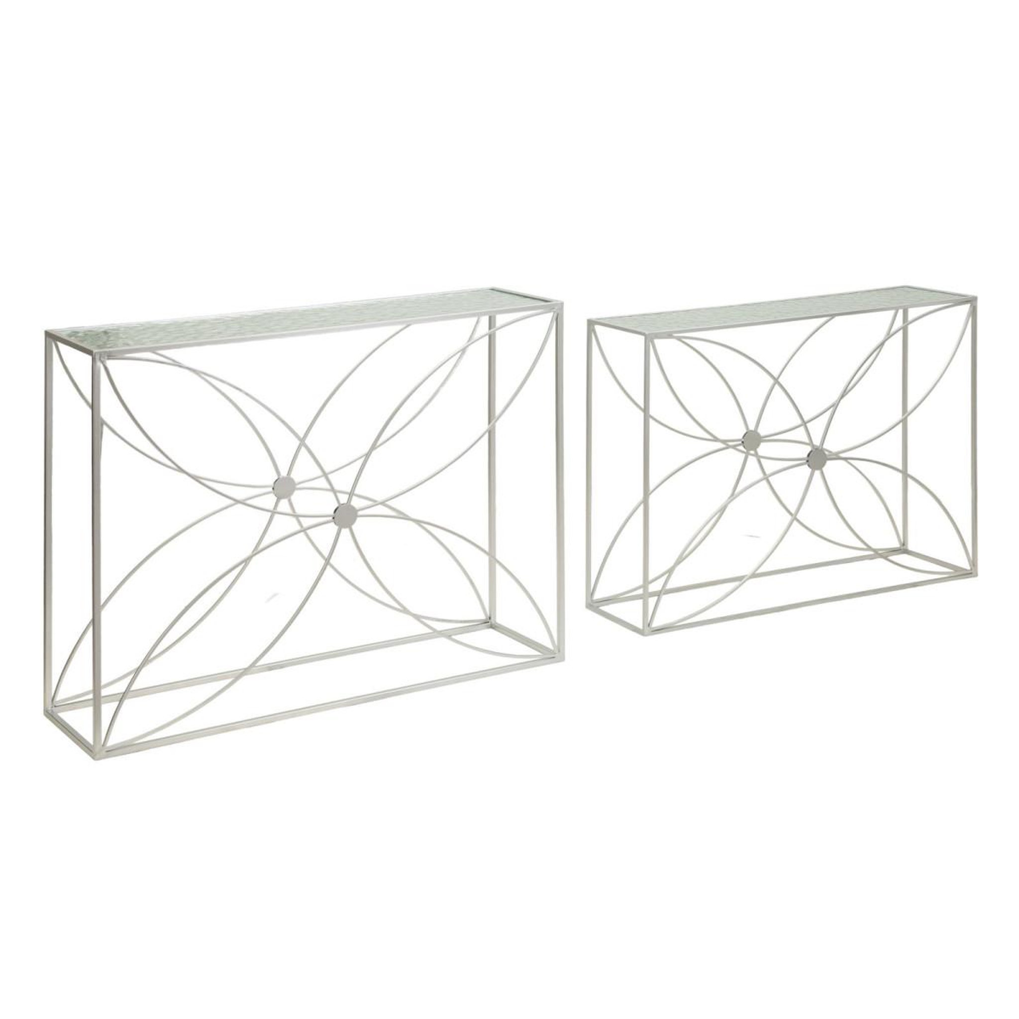 Paris Prix Lot de 2 consoles  paradise  100cm argent
