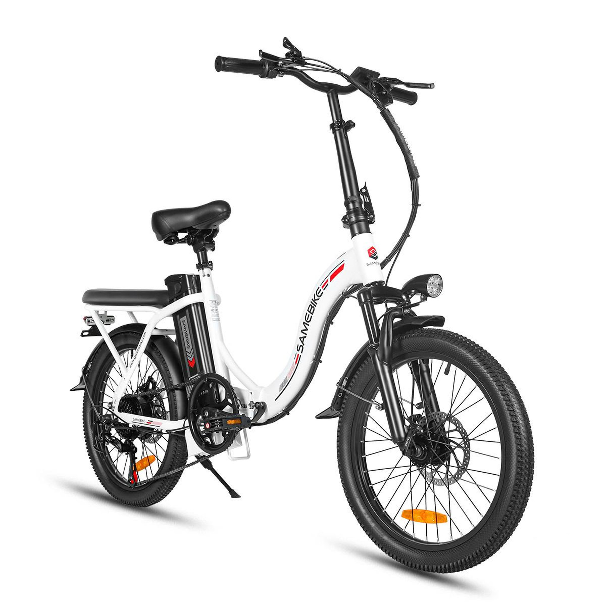 Voir la diapositive 3 : SAMEBIKE Vélo électrique pliant de ville SAMEBIKE CY20