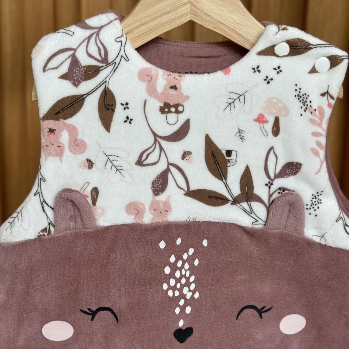 Petit Béguin Turbulette d'hiver en velours avec pieds retroussables Sora