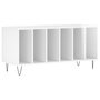 Voir la diapositive 2 : VIDAXL Armoire a disques blanc brillant 100x38x48 cm bois d'ingenierie