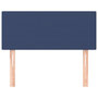 Voir la diapositive 3 : VIDAXL Tete de lit Bleu 90x5x78/88 cm Tissu