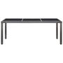 Voir la diapositive 3 : VIDAXL Ensemble a manger d'exterieur 9 pcs Resine tressee Gris