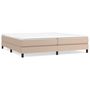 Voir la diapositive 2 : VIDAXL Sommier a lattes de lit avec matelas Cappuccino 200x200 cm