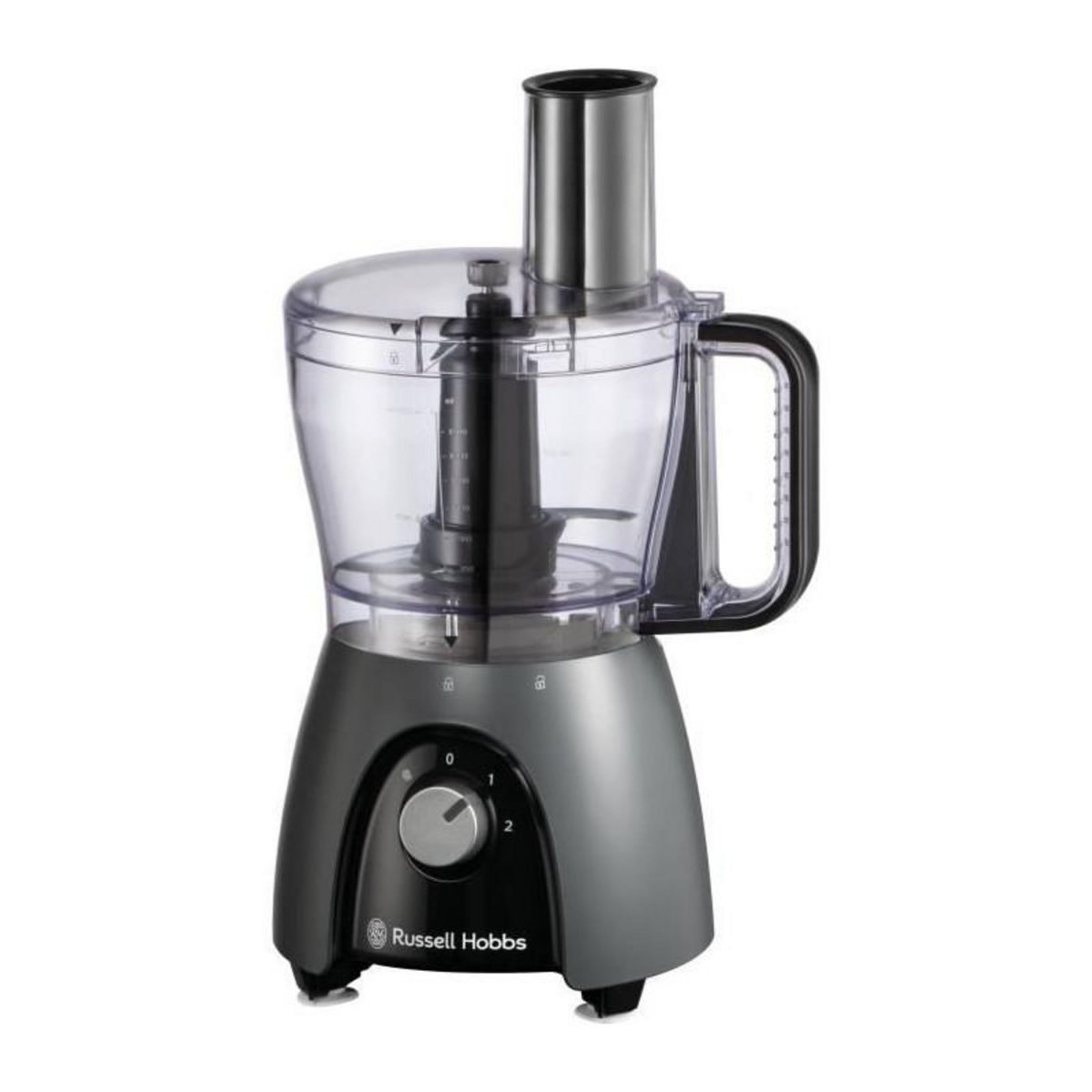 Russell Hobbs Robot culinaire - RUSSEL HOBBS - Desire Matte Charcoal - 600 W - 2 vitesses + pulse - Noir