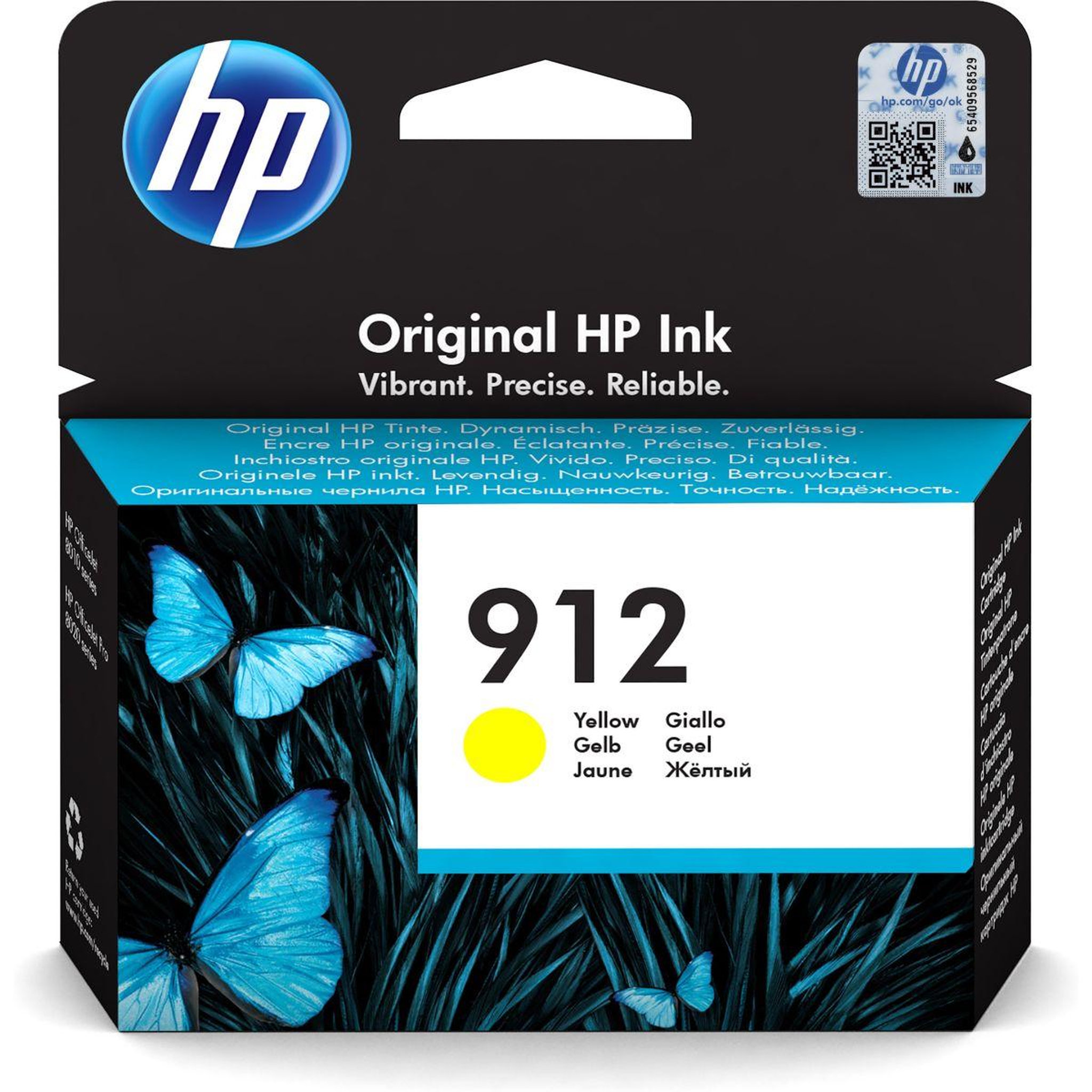 HP Cartouche d'encre 912  jaune