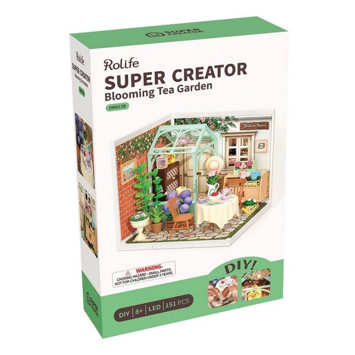 ROBOTIME Maquette - Blooming Tea Garden - Miniaturisme