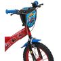 Voir la diapositive 4 : Marvel Vélo enfant - Modèle 14'' Spiderman + Casque pour enfant de 95/110 cm avec stabilisateurs - Plaque décorative avant - Porte bidon - 2 freins