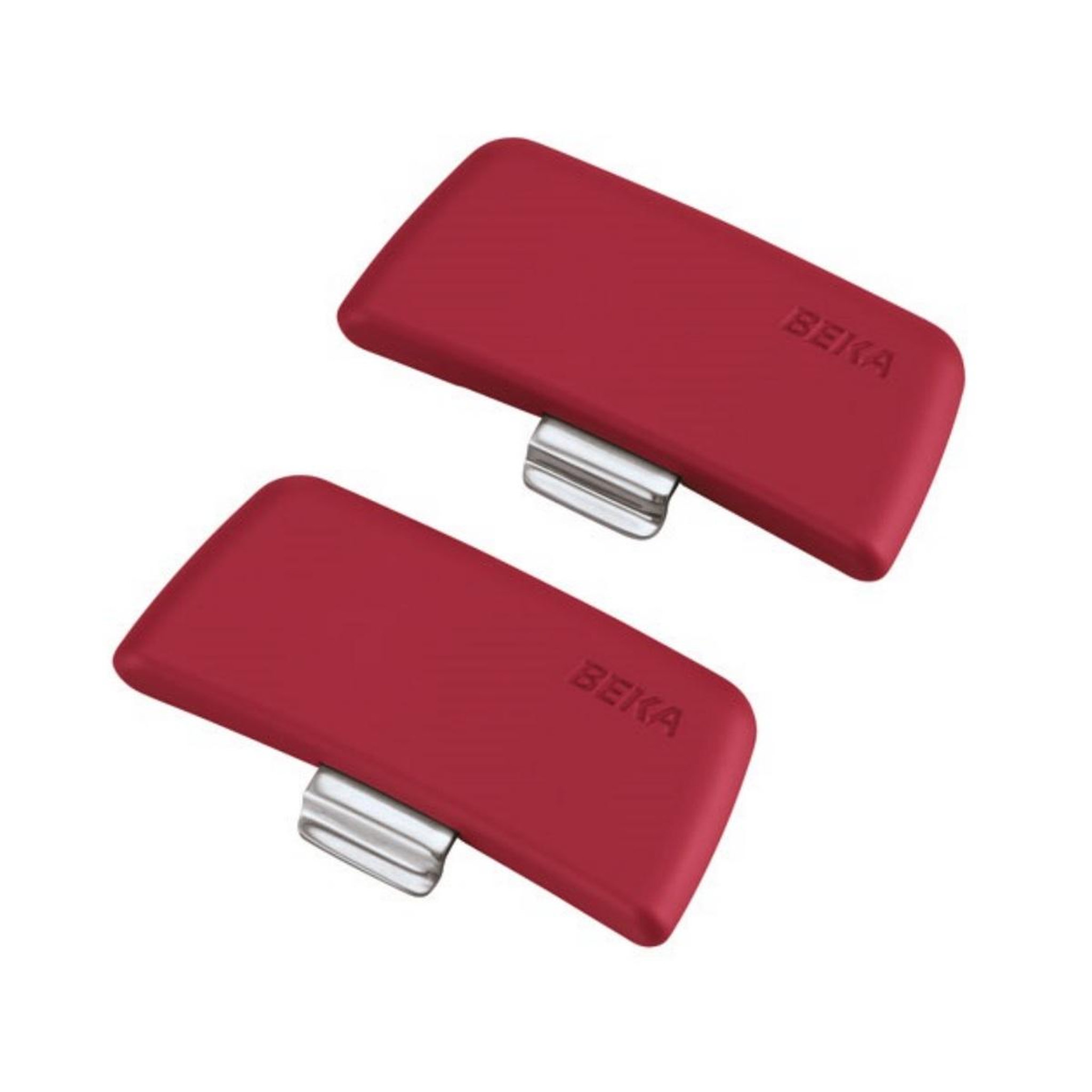 Voir la diapositive 2 : Beka Lot 2 anses amovibles rouge - 140685