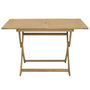 Voir la diapositive 4 : VIDAXL Table pliable de jardin 120x70x75 cm bois d acacia solide