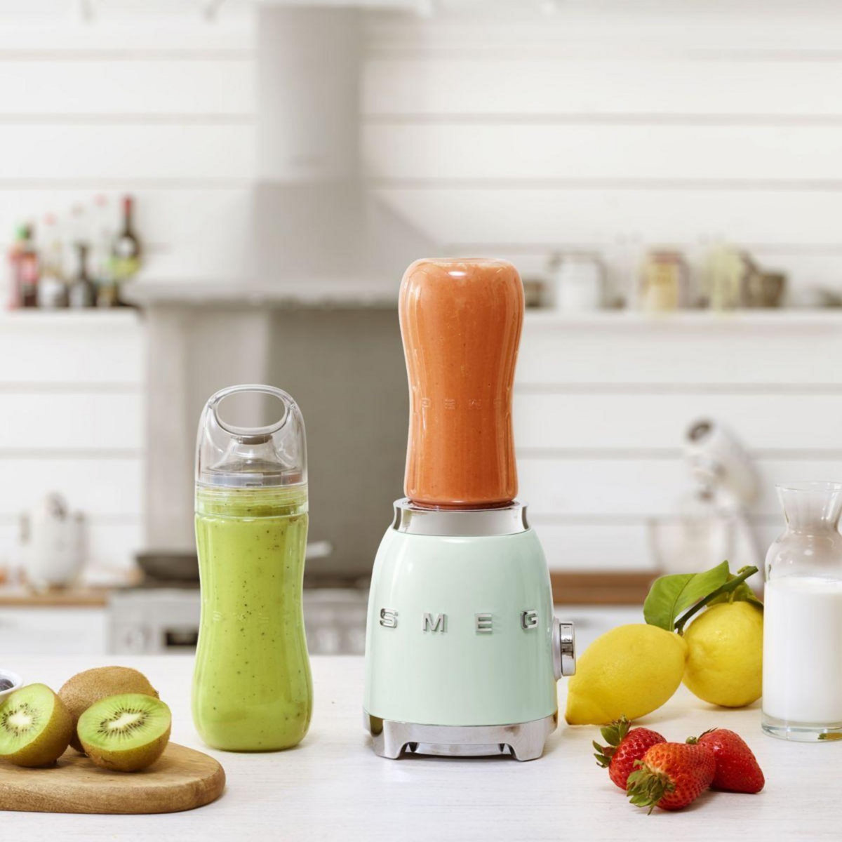 SMEG Blender PBF01PGEU Mini Vert d'Eau