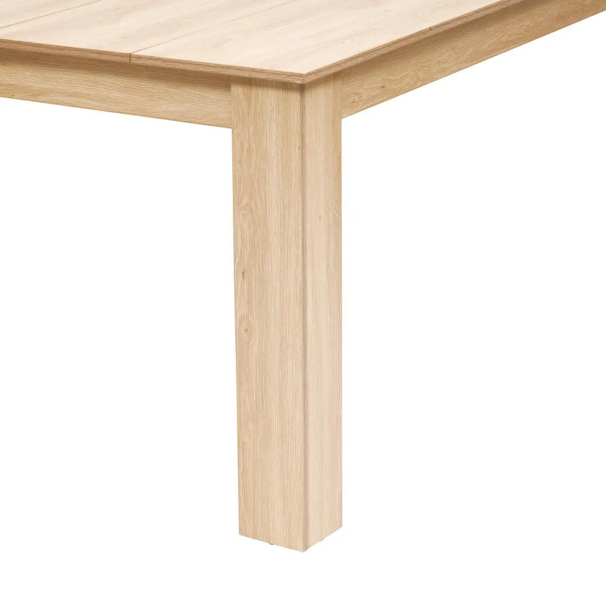 Voir la diapositive 2 : FIVE Table à manger rectangulaire  abana  140cm naturel