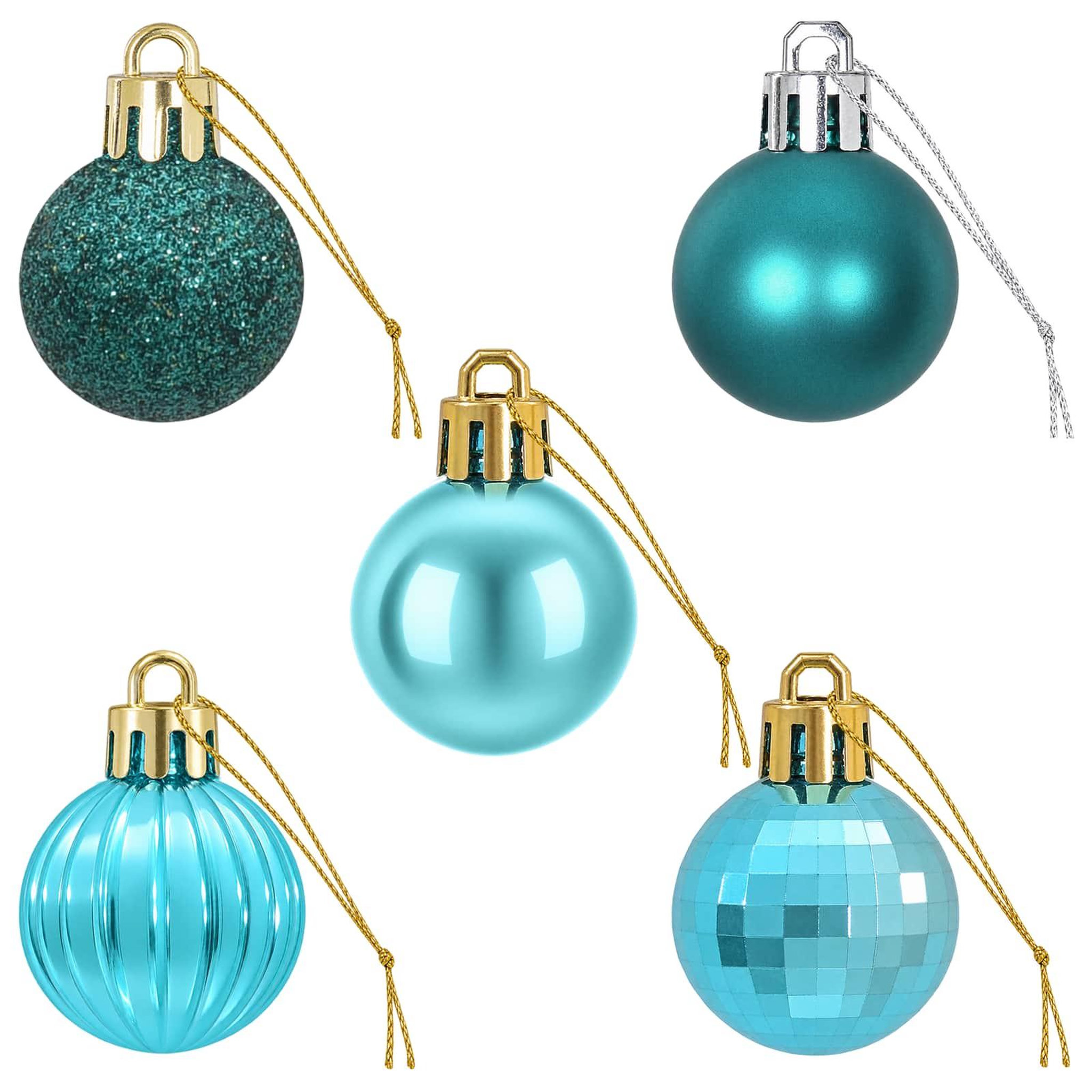 Voir la diapositive 5 : VIDAXL Ensemble de boules de Noël 150 pc Vert Diam. 3 cm Polystyrene