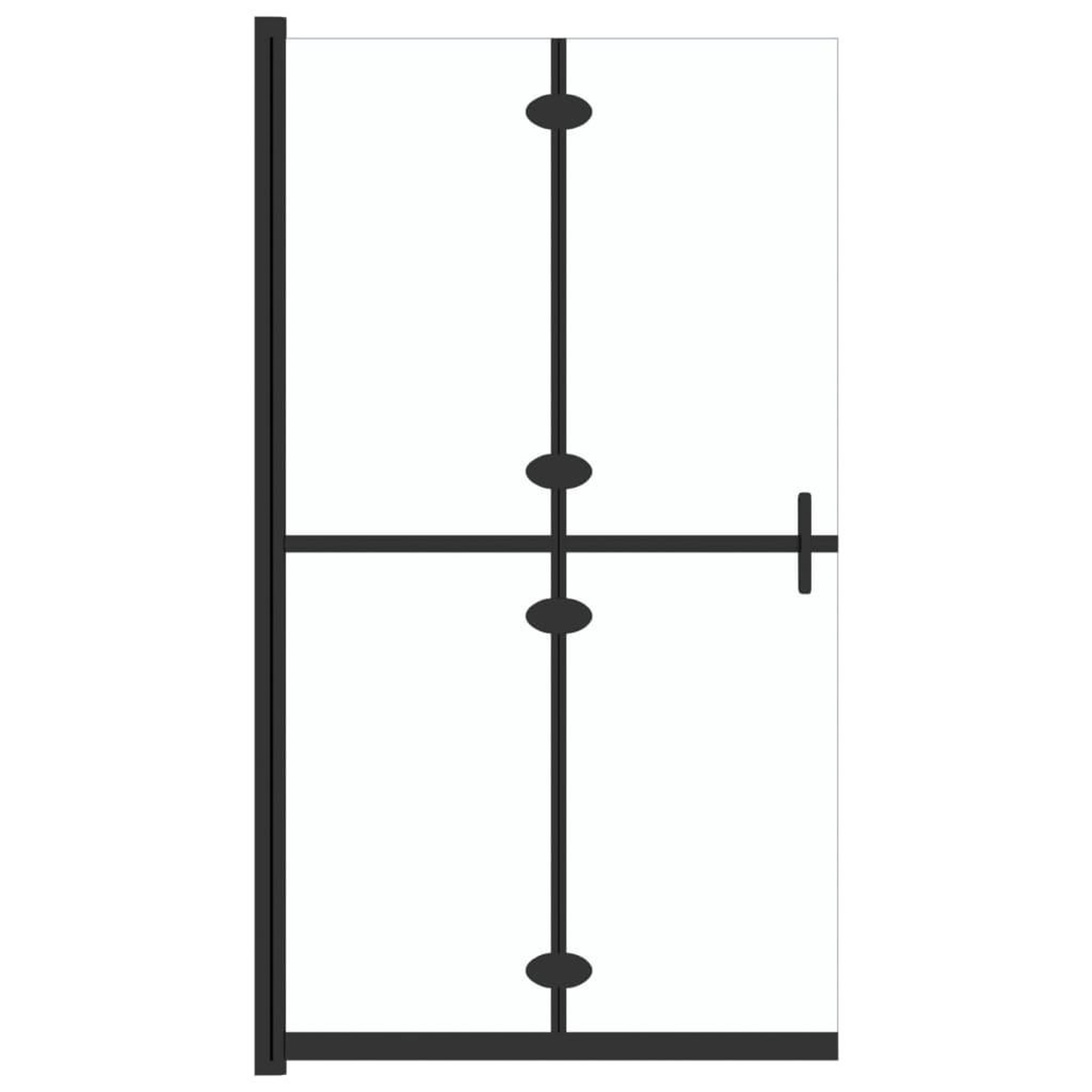 Voir la diapositive 2 : VIDAXL Paroi de douche pliable Verre ESG transparent 80x190 cm