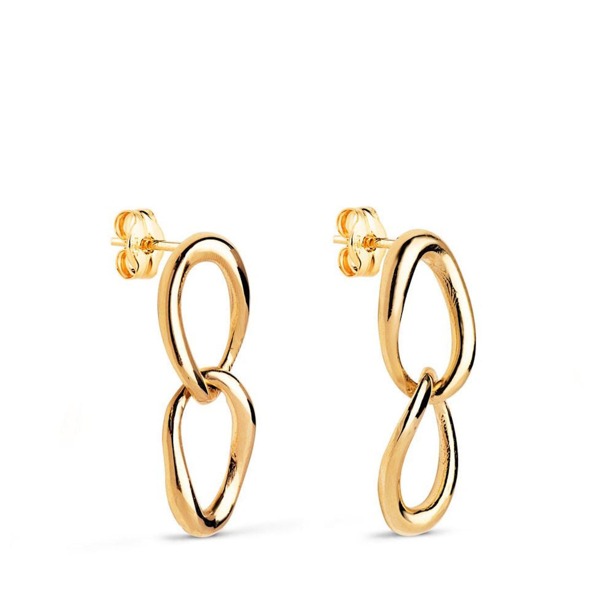 L'ATELIER D'AZUR Boucles d'Oreilles Pendantes - Or 18 Carats 750 Jaune