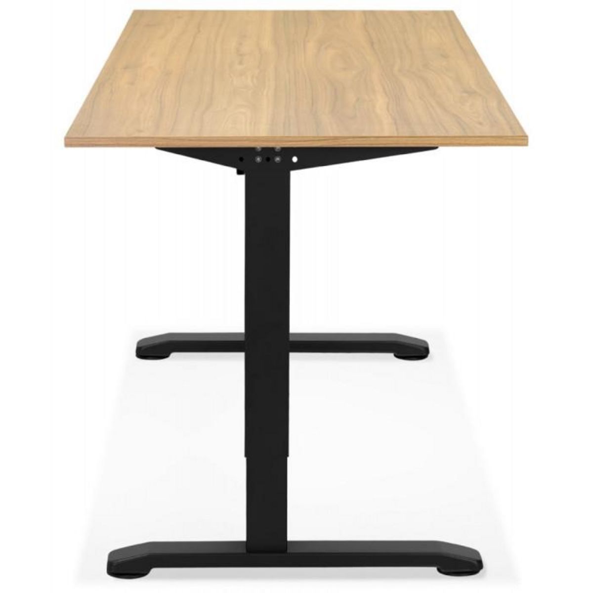 Paris Prix Bureau Hauteur Réglable  Mathew  160cm Noir & Naturel
