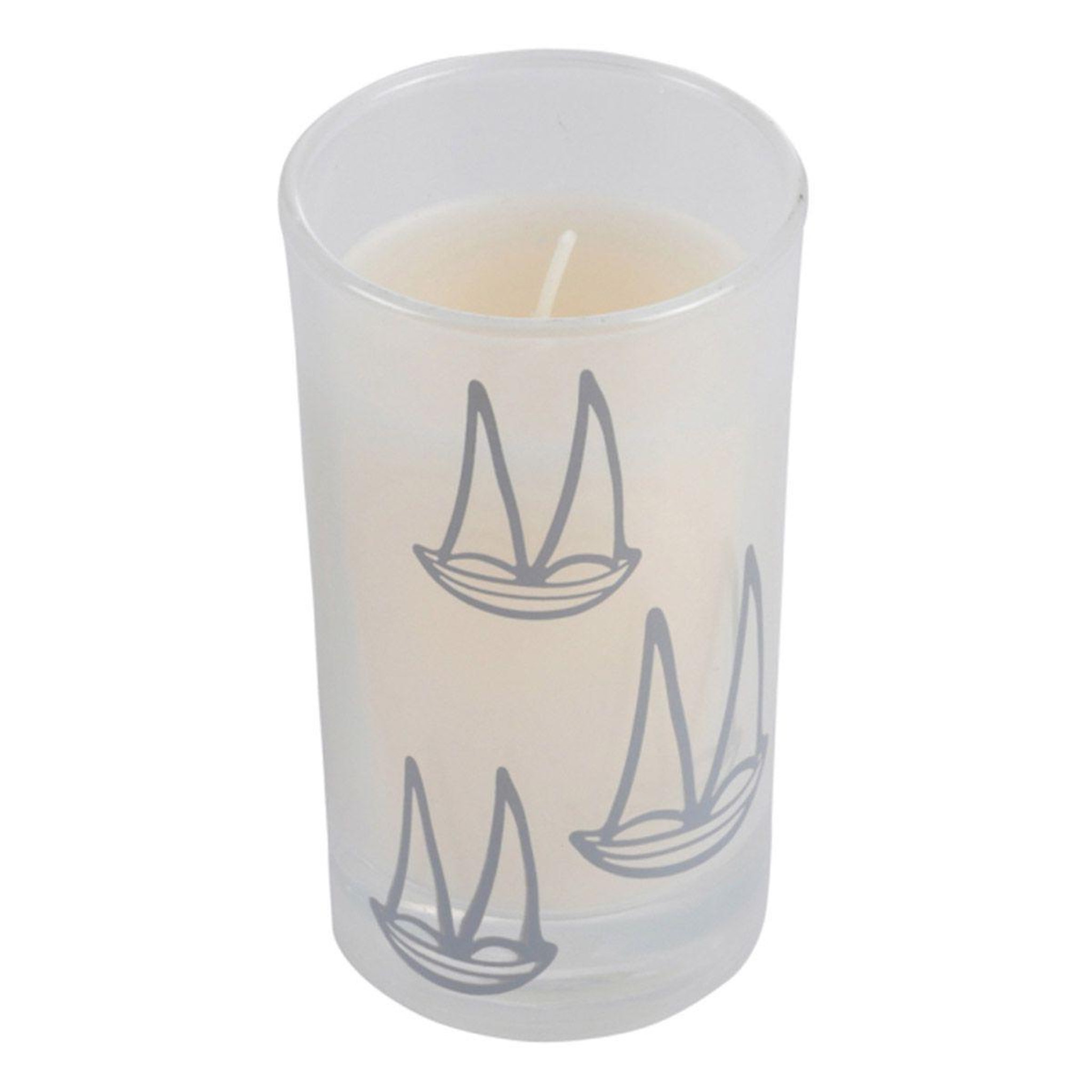 Douceur d'Intérieur Bougie parfumée  blue wave  10cm blanc
