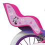 Voir la diapositive 2 : Disney Minnie Vélo enfant - Modème 12'' Minnie de Disney pour enfant de 85/100 cm avec stabilisateurs - 2 freins - Panier avant - Porte poupée arrière et pneus gonflables !