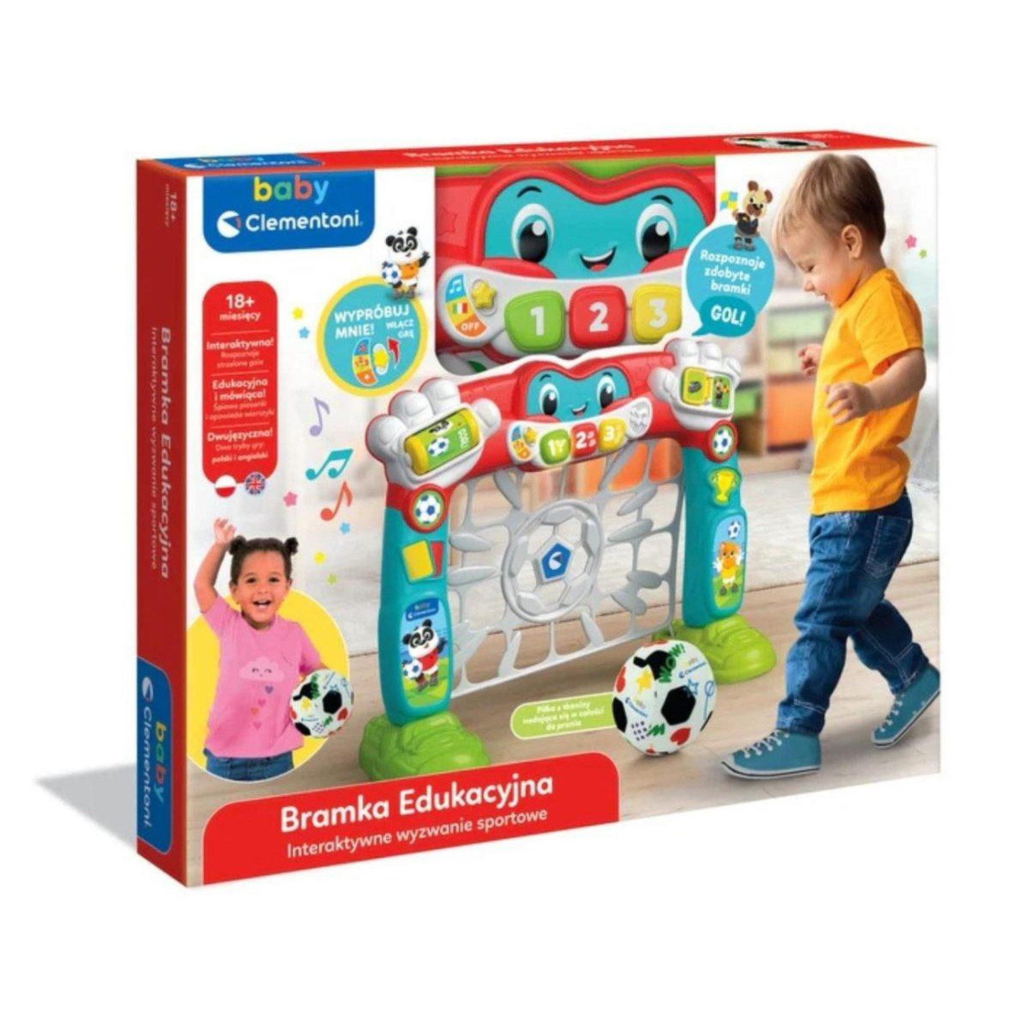 Voir la diapositive 2 : CLEMENTONI Jouet d'éveil  50926 baby - portique d'activités interactif