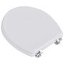 Voir la diapositive 3 : VIDAXL Sieges de toilette avec couvercles 2 pcs MDF Blanc