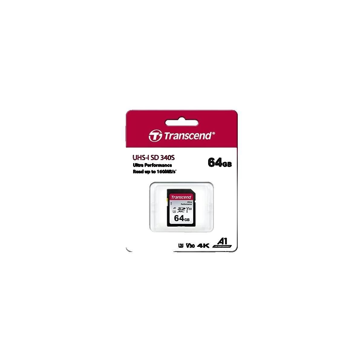 Transcend Carte mémoire Transcend SDXC 340S 64 Go