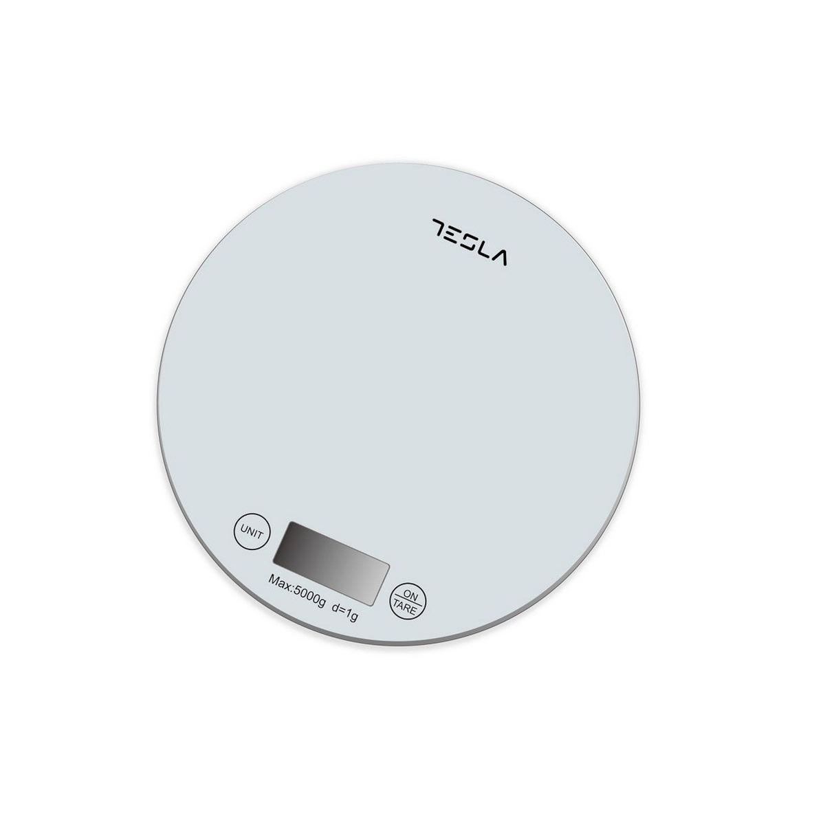 TESLA Balance de cuisine électronique 5kg/1g blanc - KS200W