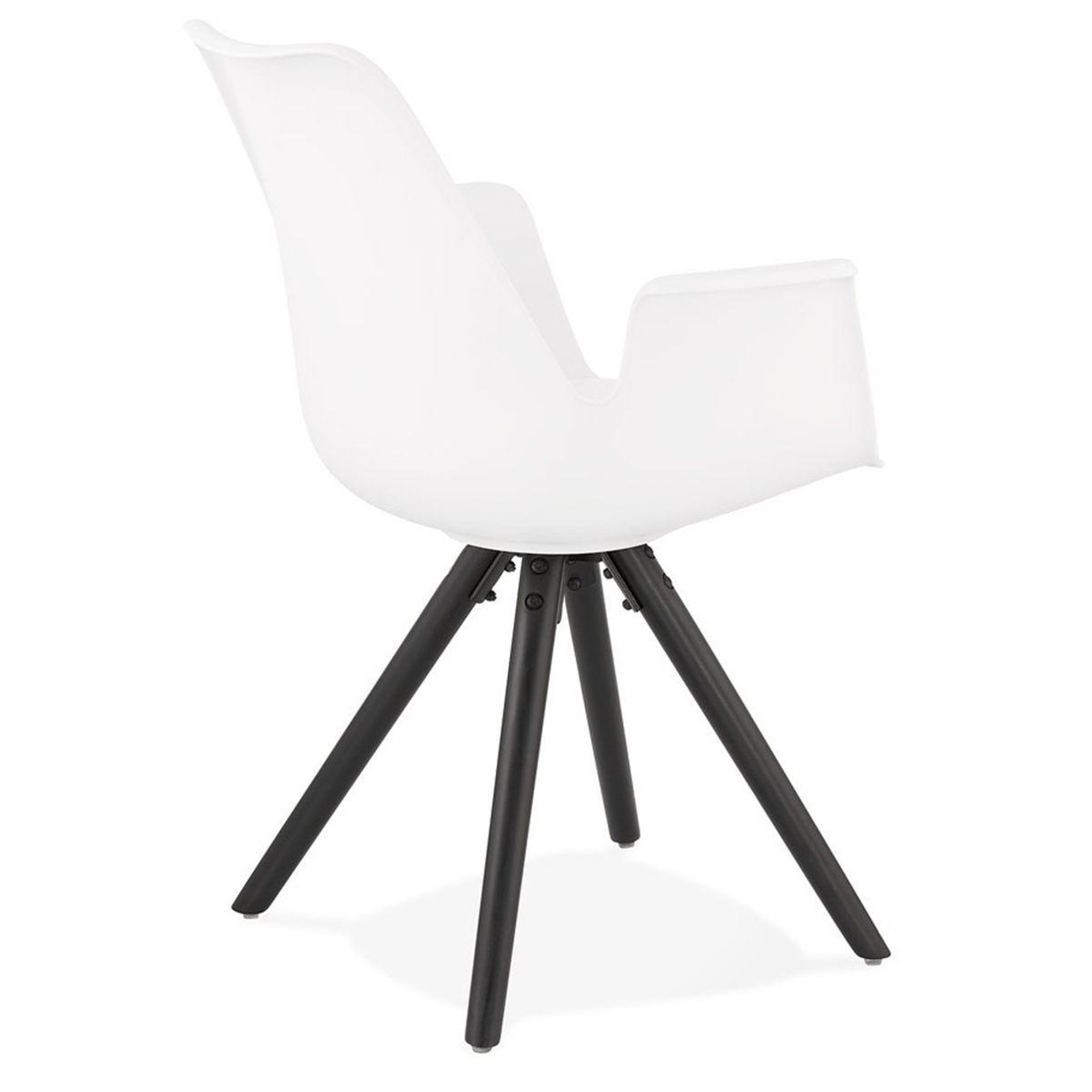 Voir la diapositive 4 : Paris Prix Chaise design avec accoudoirs  zayven  82cm blanc