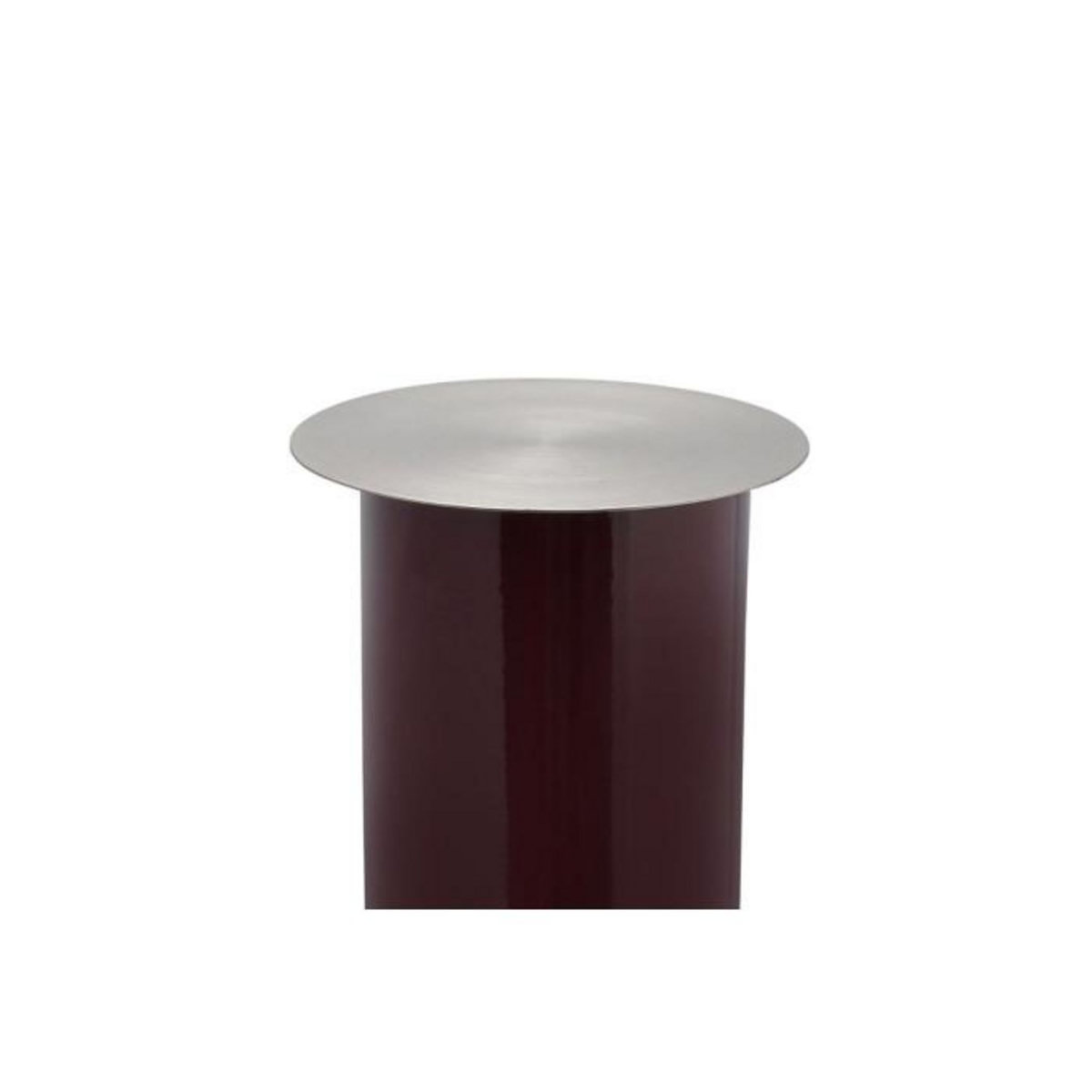 Paris Prix Bougeoir de Sol  Colby  70cm Prune & Argent