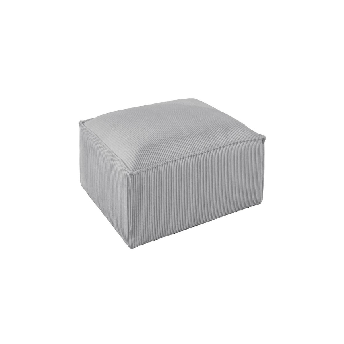 LISA DESIGN Stella - pouf en velours côtelé - style contemporain