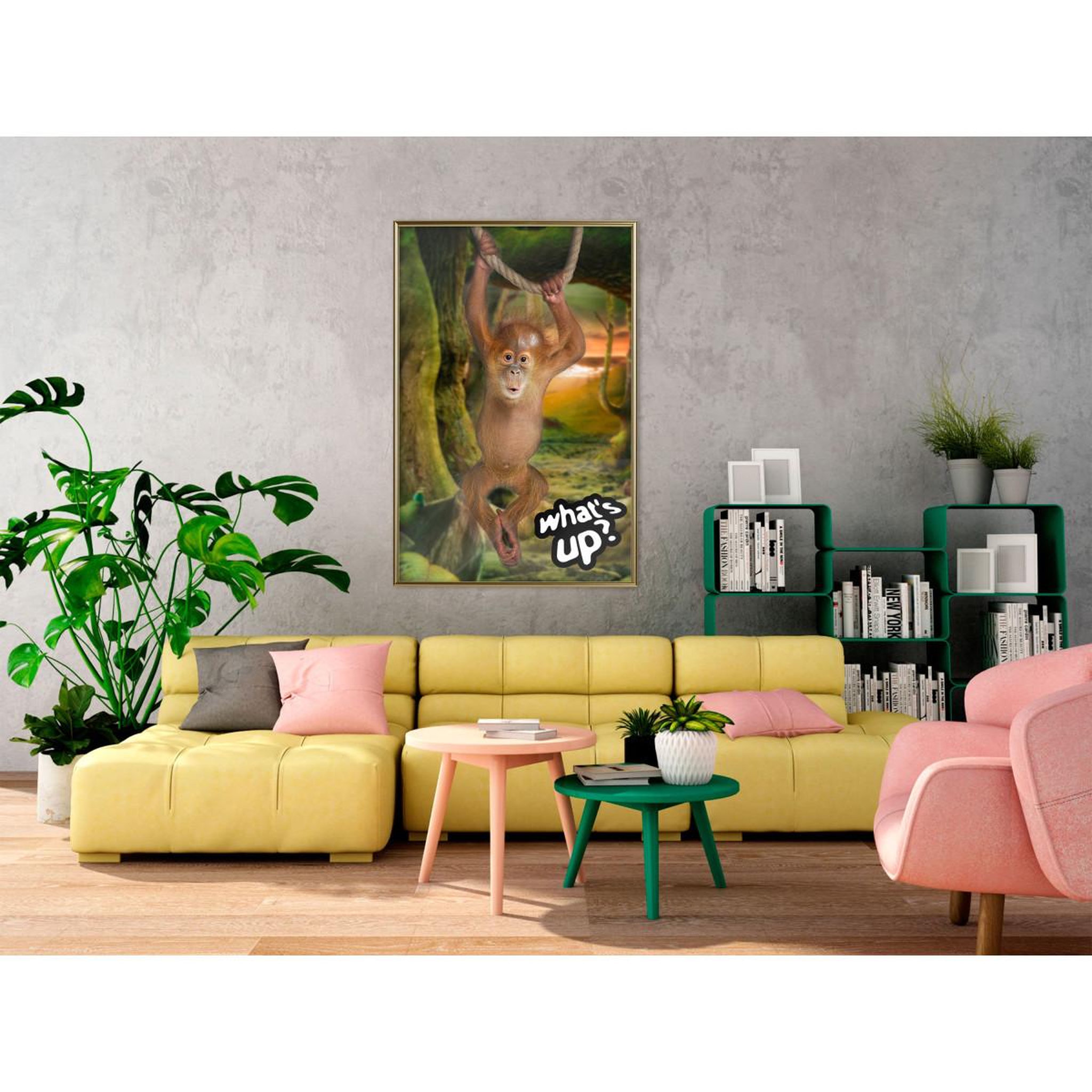 Voir la diapositive 2 : Paris Prix Affiche Murale Encadrée  Life in the Jungle