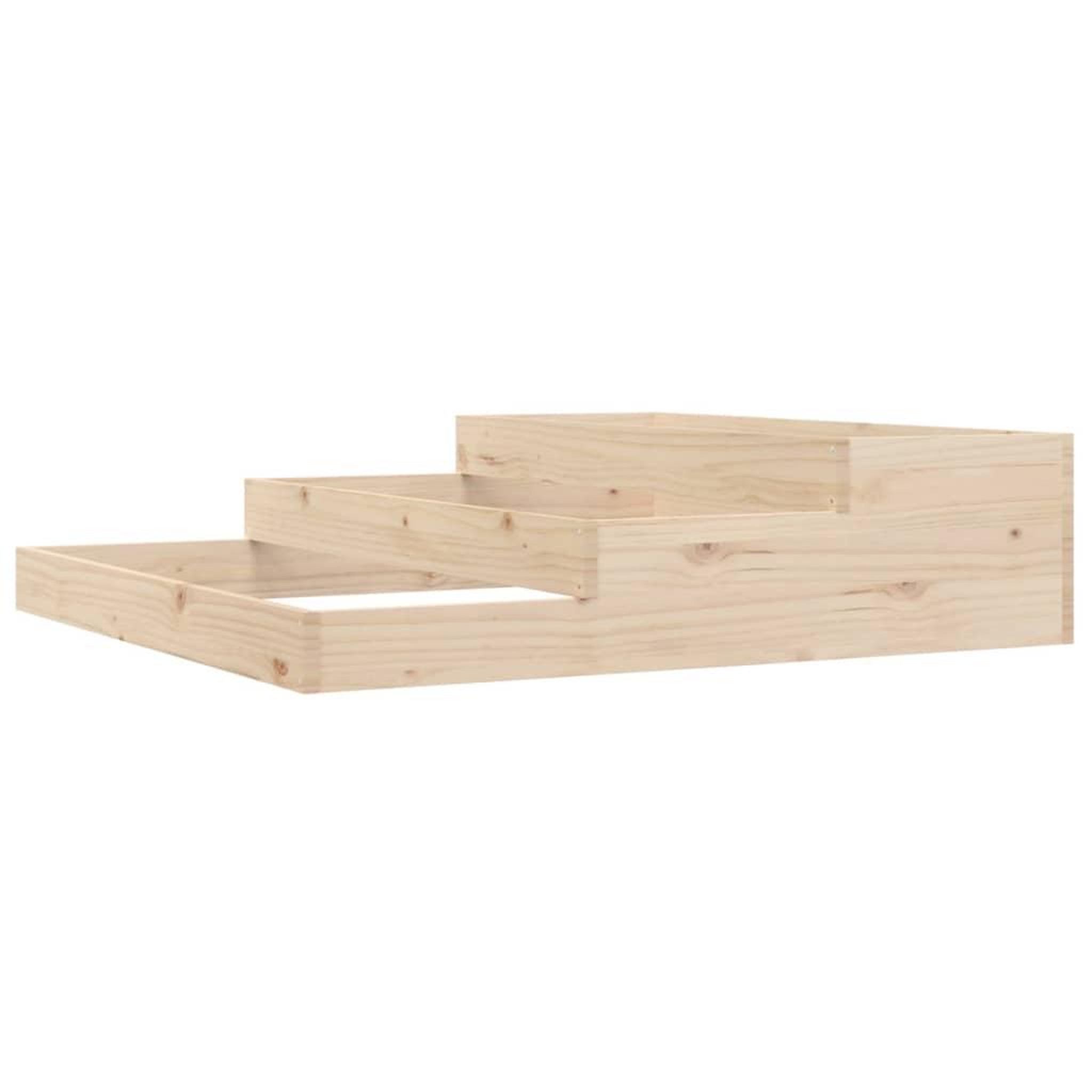 Voir la diapositive 2 : VIDAXL Jardiniere 107x107x27 cm Bois massif de pin