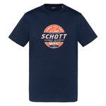 Schott T shirt  Homme Schott TSUSTOUR. Coloris disponibles : Bleu