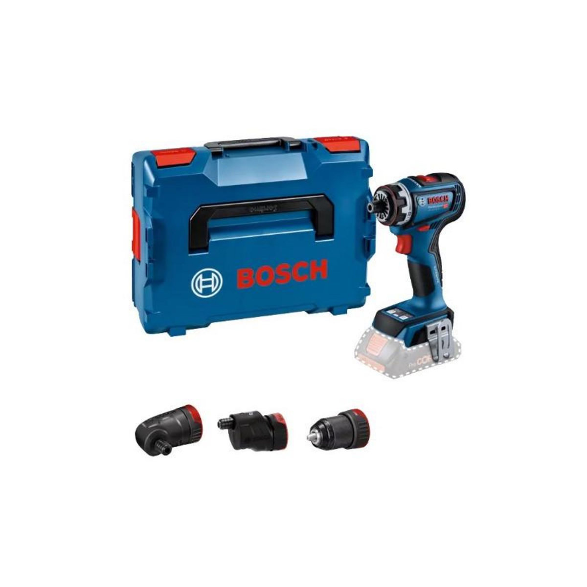BOSCH Perceuse visseuse 18V GSR 18V 90 FC (sans batterie ni chargeur) + L Boxx BOSCH 0 601 9K6 203