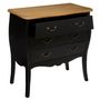 Voir la diapositive 2 : ATMOSPHERA Commode 3 Tiroirs  Chrysa  76cm Noir