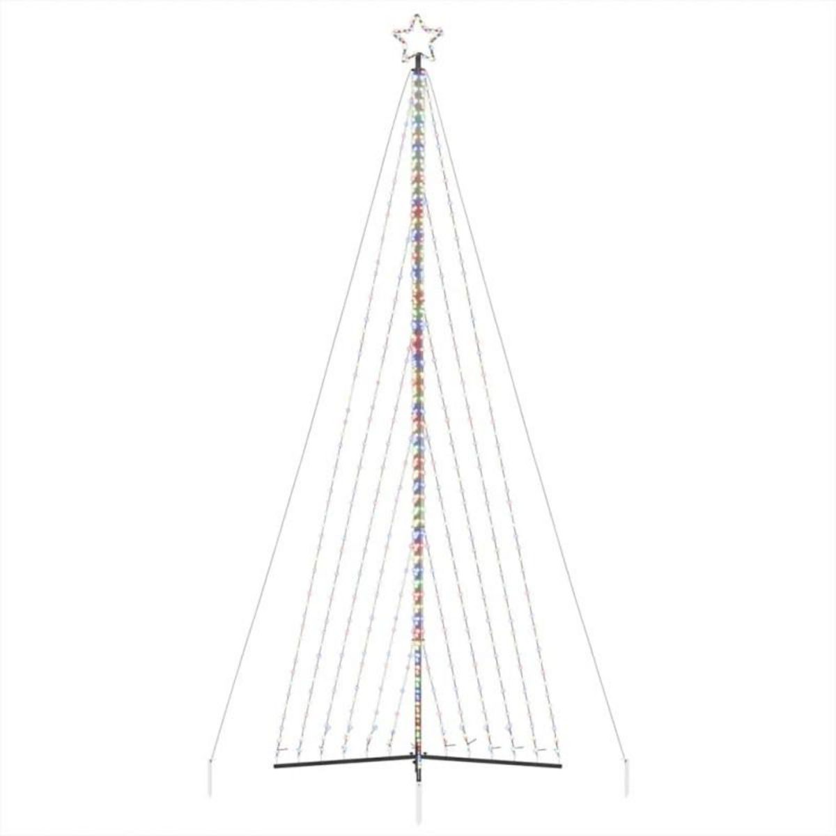 VIDAXL Guirlande de sapin de Noël 789 LED colorées 476 cm