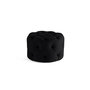 Voir la diapositive 3 : LISA DESIGN Gallata - pouf chesterfield rond - en velours