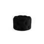 Voir la diapositive 3 : LISA DESIGN Gallata - pouf chesterfield rond - en velours