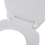 Voir la diapositive 5 : VIDAXL Abattant WC avec frein de chute 2 pcs Plastique Blanc