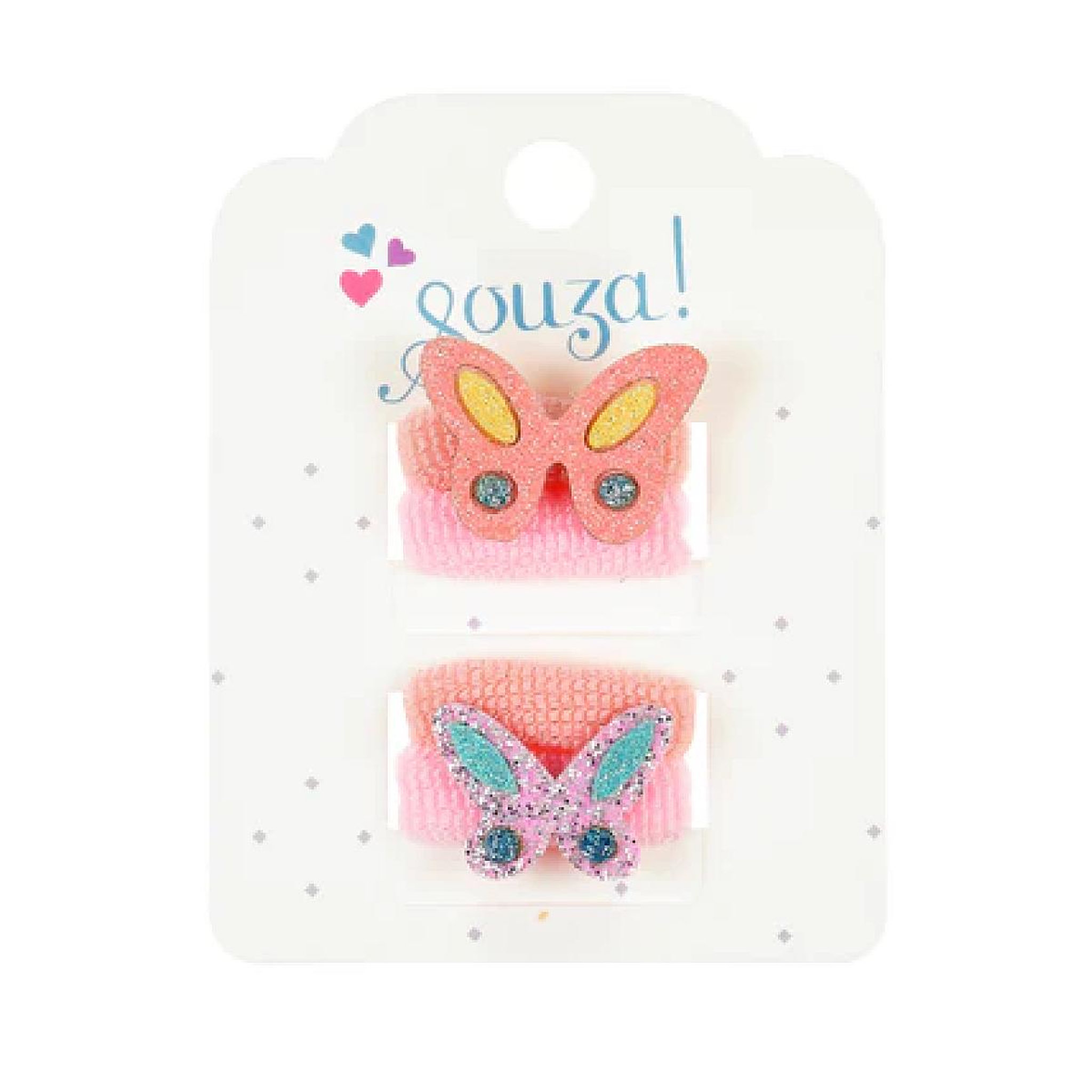 SOUZA Set de 4 elastiques a cheveux Maartje papillons